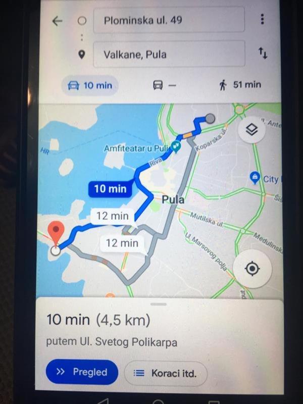 Studio Dama Blizina Amfiteatra I Bus Kolodvora ,Besplatan Privatni Parking,Self-Check- In Пула Экстерьер фото